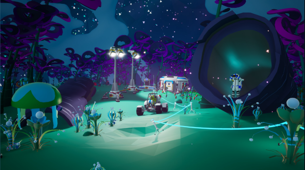 爆款科幻生存游戏《Astroneer》（异星探险家）首部扩展包Glitchwalkers现已正式推出