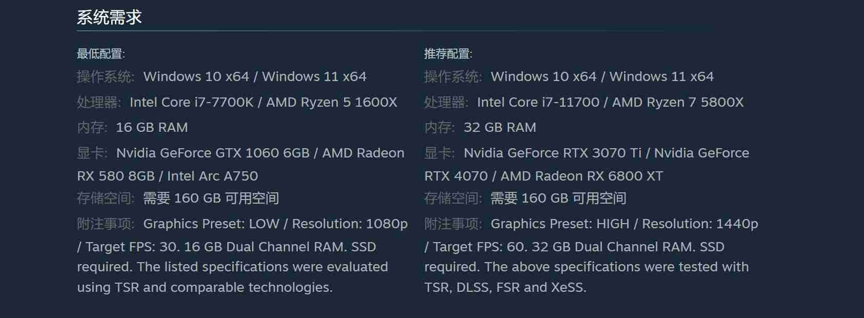 《潜行者2》PC版优化问题 30系显卡似乎全军覆没