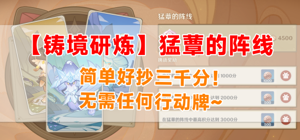 铸境研炼猛蕈的阵线怎么打-原神铸境研炼猛蕈的阵线打法攻略