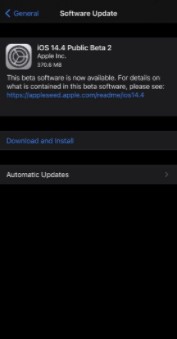 ios14.4 beta2描述文件安装教程