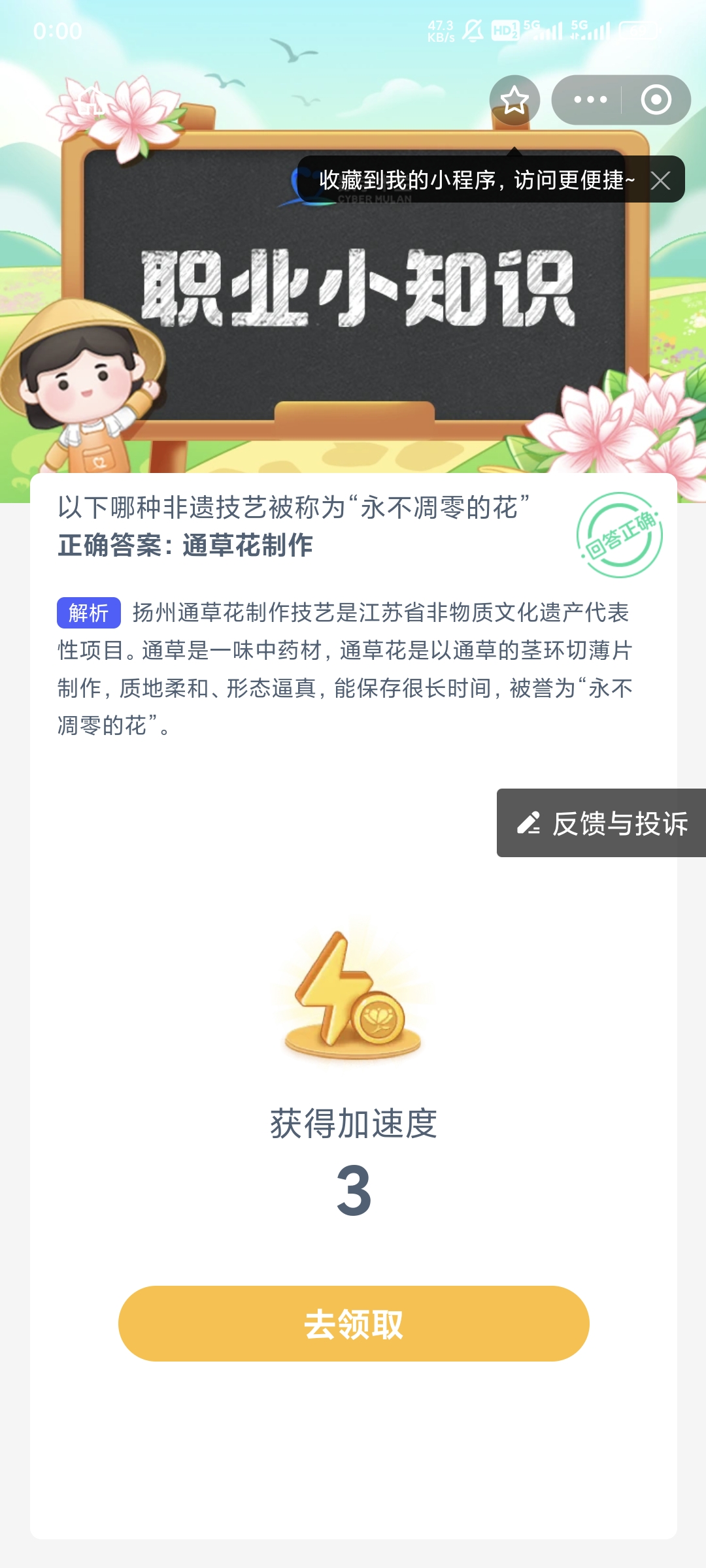 以下哪种非遗技艺被称为永不凋零的花