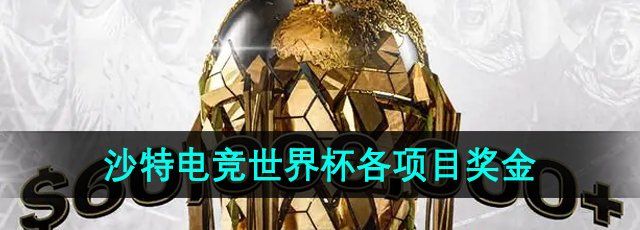 2024年沙特电竞世界杯各游戏项目奖金分配